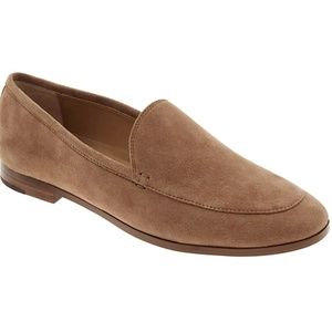 Banana Republic Biscotti Suede Demi Loafers